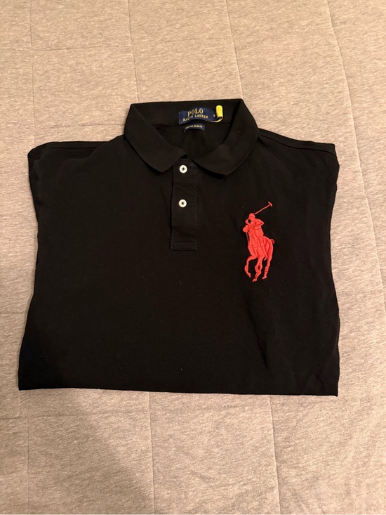 Ralph Lauren Other - Ralph Lauren Black Polo with Red Embroidered Pony
